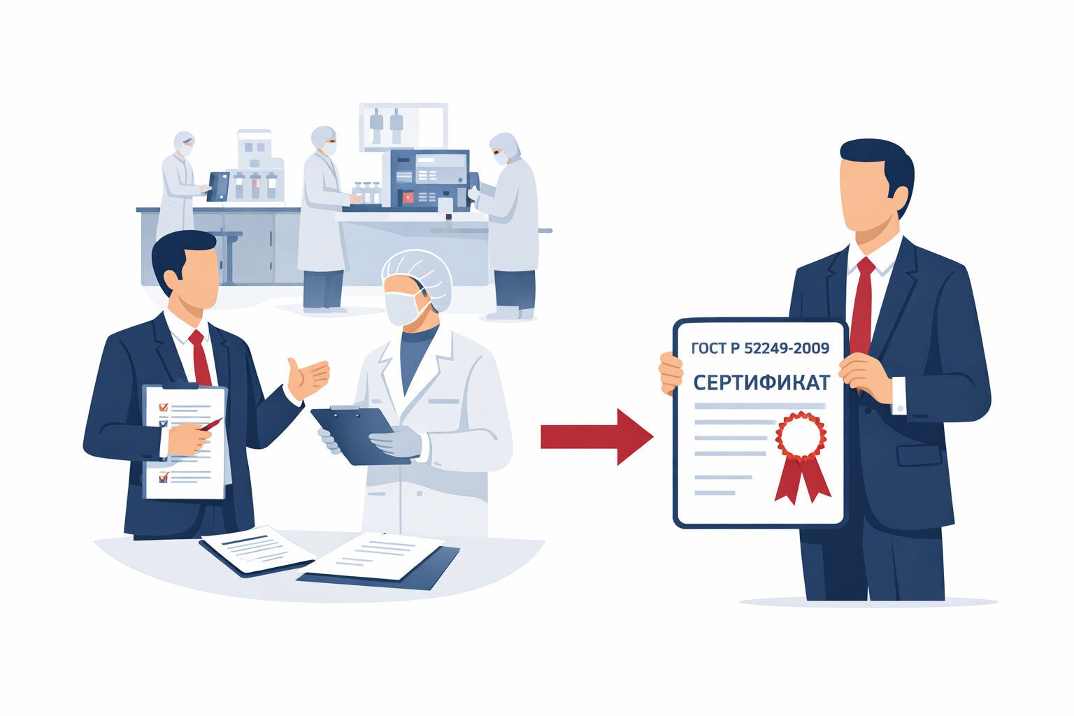 Процедура сертификации ГОСТ Р 52249-2009 в Томске	